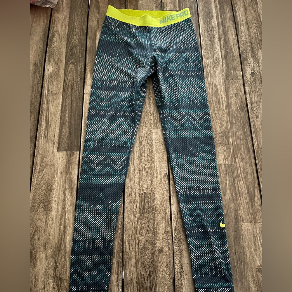 Nike Pro Leggings / Tights  teal/navy